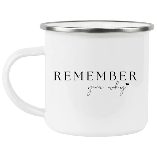 Remember Your Why Inspirational Camping Mug