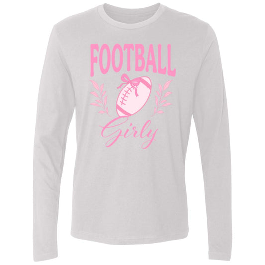 Football Girly Long Sleeve T-Shirt