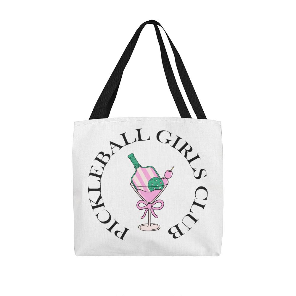 Classic Country Club Pickleball Coquette Tote Bag