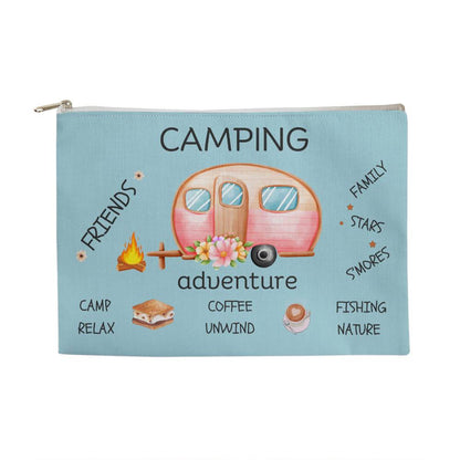 Happy Camper: Vintage Camper Canvas Pouch