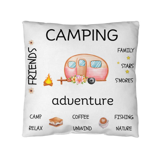 Whimsy Camping Pillow for Inside or Outside Use