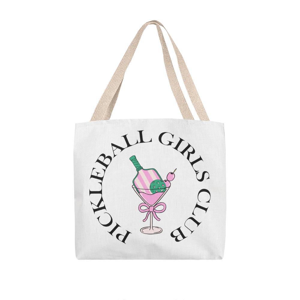 Classic Country Club Pickleball Coquette Tote Bag